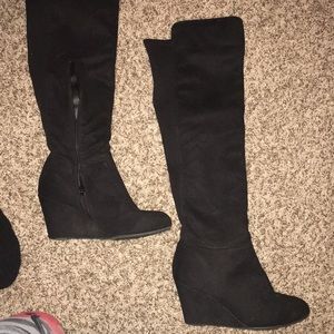 Over the knee boots